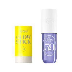 Parejas Perfectas: Glow Stick Sunscreen + Bruma Cheirosa 59 (90 ml)