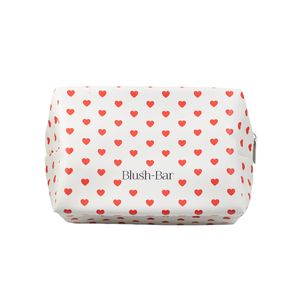Bolsa de Viaje o Cosmetiquero Corazones Rojos