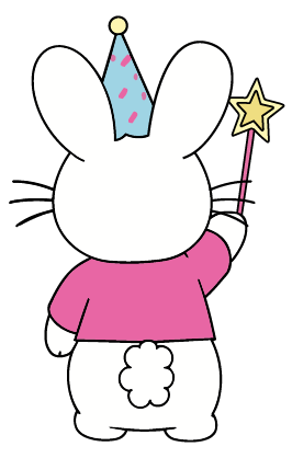 Coneja de espaldas